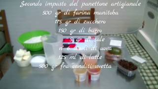 SECONDO IMPASTO DEL PANETTONE ARTIGIANALE DI GIUSEPPE DEIANA [upl. by Olcott]