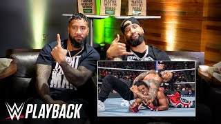 The Usos react to SummerSlam 2017 showdown against The New Day WWE Playback [upl. by Gregson114]