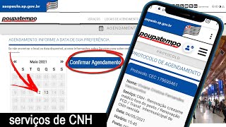 AGENDAMENTO ATENDIMENTO PRESENCIAL NO DETRAN CNH  COMO AGENDAR NO PORTAL DO POUPATEMPO [upl. by Kathlin501]