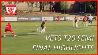 Vets T20 Semi Final Highlights [upl. by Drarej457]