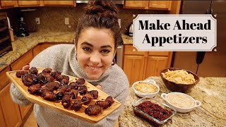 Easy MakeAhead Holiday Appetizers [upl. by Quirita520]