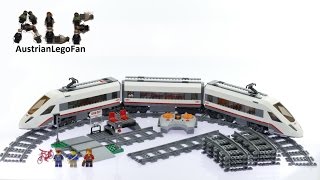 Lego City 60051 High Speed Passenger Train Speed Build [upl. by Cleave]