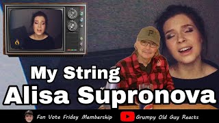 ALISA SUPRONOVA  MY STRING  FIRST TIME HEARING  REACTION [upl. by Enomed]