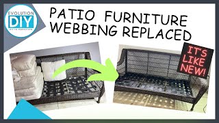 How to Replace Your Patio Furniture Webbing Without Spending a Fortune [upl. by Hajan]