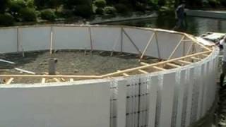 Building Tanks for Aquaculture  Form and Protect Concrete in One Step [upl. by Lovering]