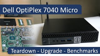 Dell OptiPlex 7040 Micro Teardown  Upgrade  Benchmarks [upl. by Ellenet]