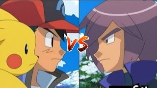 Ash vs Paul infernape vs electivirefull battel in hindi [upl. by Windy]