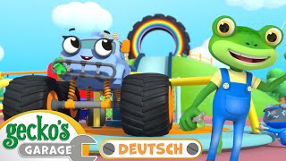 Monstertruck hat Aua｜50 minütige Zusammenstellung｜Geckos Garage｜LKW für Kinder [upl. by Perkoff341]