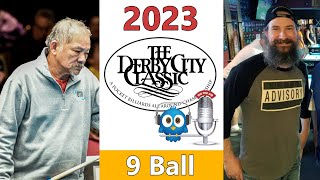 Efren Reyes vs Justin Volk  9 Ball  2023 Derby City Classic rd 4 [upl. by Haimorej]