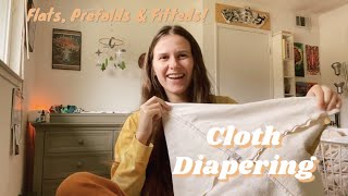 Cloth Diapering So Far  Prefold Fitted amp Flat Diapers [upl. by Reinald]