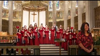 Conspirare Youth Choirs at SteAnnedeBeaupré Quebec [upl. by Ellenahc]