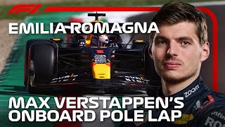 Max Verstappen’s RecordEqualling Pole Lap  2024 Emilia Romagna Grand Prix  Pirelli [upl. by Aikit220]