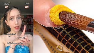 🌈NAIL ART STORYTIME TIKTOK💅 Regal NailsPOV Amara Chade Brianna Mizura  19 [upl. by Spoor]