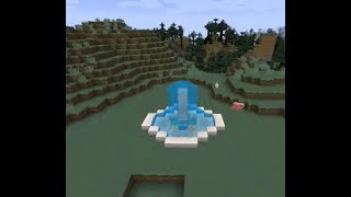 funktionierenden Springbrunnen in Minecraft bauen ohne Mod Tutorial [upl. by Nicks]