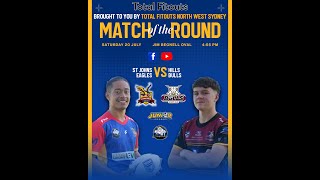 MATCH OF THE ROUND  Central West U16 Div 1 St Johns Eagles Vs Hills District Bulls [upl. by Giana]