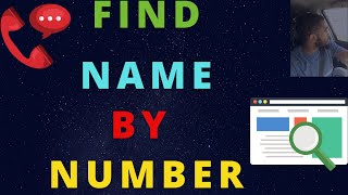 How To FIND Someones Name Using Their Phone Number  How To See Who Is Calling You For FREE  2021 [upl. by Crescint170]