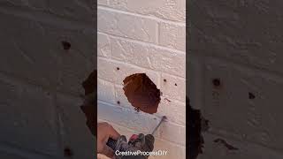 How to install a dryer vent in the brick wall [upl. by Aim951]