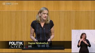 Dagmar Belakowitsch  Pensionserhöhung  1892024 [upl. by Ocir768]