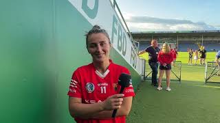 Cork Intermediate Camogie Captain Lauren Homan Scores 17 As Cork Advance To All Ireland Final [upl. by Reinhold578]