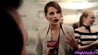 Stana Katic at Castle PaleyFest 2012 Red Carpet [upl. by Shulman]