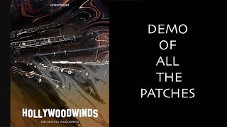 Cinesamples Hollywoodwinds  InDepth Demo of ALL the parches  Kontakt Woodwinds Libray [upl. by Forelli]