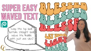 How to wave text and keep the top and bottom straight [upl. by Alexander]