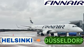 Flight Review  Finnair AY 1395  HELDUS  Business Class  E190 [upl. by Phyl]