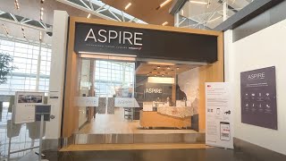 YYC Aspire Lounge at Calgary Intl Airport WORTH IT [upl. by Iv]