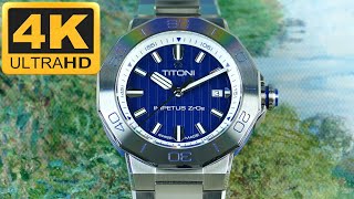 Titoni – Impetus CeramTech HighTech Sports Watch Blending Dive Watch DNA with Gentalike Design [upl. by Albur]