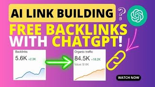 ChatGPT FREE Backlinks How I Create SEO Backlinks AI Link Building [upl. by Klinges165]