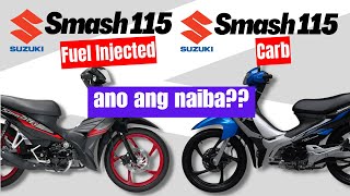 Suzuki Smash 115 FI vs Suzuki Smash 115 Carb  Side by Side Comparison  Specs amp Price  2023 [upl. by Atiuqehc]