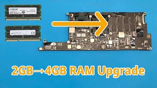 Upgrading RAM on a First Generation MacBook Air [upl. by Eirffej]