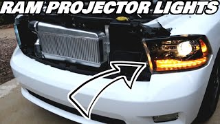 Ram 1500 Projector Headlights Installation [upl. by Ford628]