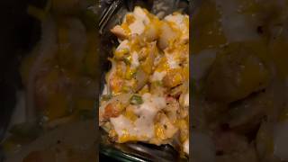 Chicken Alfredo Stuffed Shells food cooking alfredo [upl. by Tinor569]