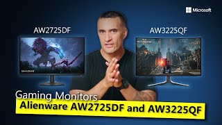 BRAND NEW  Alienware AW2725DF and AW3225QF Gaming Monitors [upl. by Kopans]