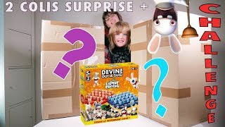 SURPRISES amp CHALLENGE • 2 Enormes Colis  Lapins Crétins Challenge  Studio Bubble Tea [upl. by Lorien]