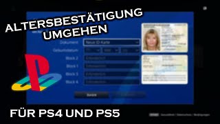 PS4  PS5 Altersbestätigung Umgehen NEUE METHODE Deutsch  Brixxian [upl. by Llehcar]