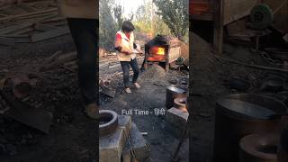 Handmade forged iron pot construction [upl. by Eupheemia438]