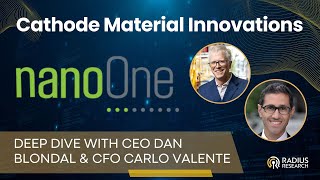 Nano One NANO CEO Dan Blondal amp CFO Carlo Valente Outlook for Cathode Material Production [upl. by Idnek]