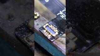 replacement of battery socket connector repair tech soldering repairphone shorts [upl. by Quarta58]