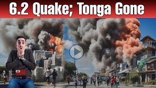 Tonga earthquake today  Thousands of building were damage earthquakes 2024 [upl. by Ahtnahc251]