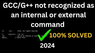 SOLVED g is not recognized as an internal or external command operable program or batch file [upl. by Jarus]