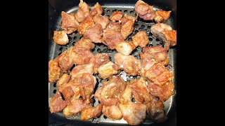 Cómo preparar carnitas de cerdo en la freidora de aire [upl. by Anirdnajela125]