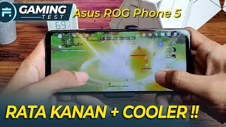 Gaming Test Asus ROG Phone 5 Genshin Impact Indonesia [upl. by Anneh701]