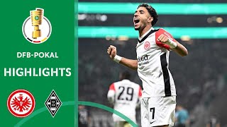 Frankfurt wins outnumbered  Eintracht Frankfurt vs Borussia Mgladbach 21  Highlights  Pokal [upl. by Spieler889]