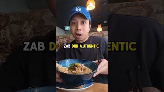 I Tried The Khao Soi From Zab Der Authentic Thai Restaurant In Calgary Alberta [upl. by Safire]