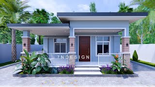 7 x 92 Meter House Design  Simple House 2Bedrooms [upl. by Warton]