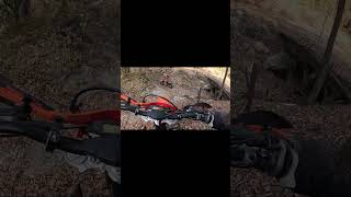 Dirt biking through the creek ktm ktmusa enduro hardenduro 2stroke twostroke motocross gopro [upl. by Geddes]