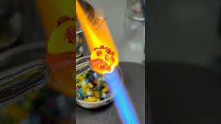 glassworks glassart glass lampwork torchwork flamework marble glassmarbles hobnail torch [upl. by Yesteb223]