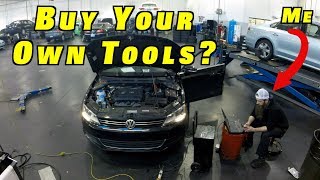 Professional Auto Mechanics Must Buy Their Own Tools [upl. by Venn]